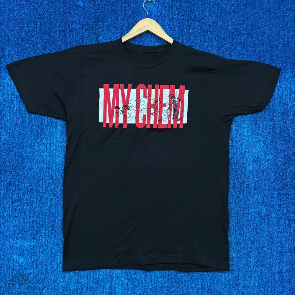 My Chemical Romance Self Titled Rock Band Graphic T-Shirt Size Large